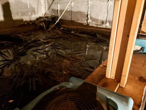 Crawlspace Water Cleanup in Littleton